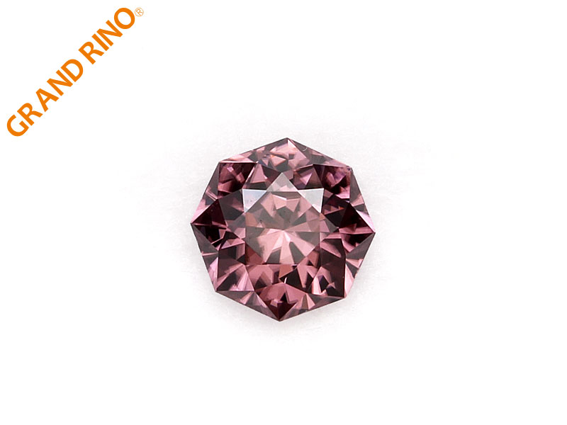 GRAND RINO / 天然ピンクジルコン カット ルース 1 W8XH8XD5MM 3.04 CT