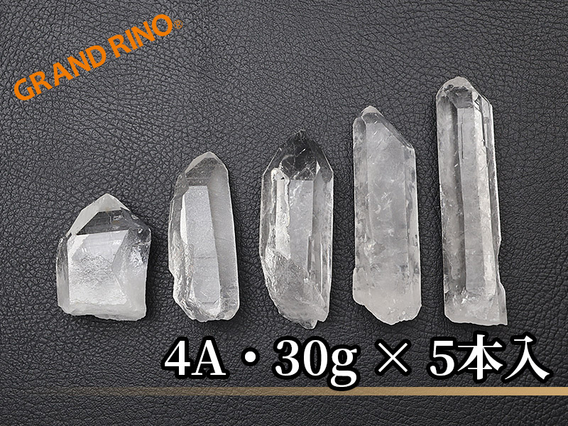 コリントクォーツ  4A  ポイント  (5本入)  W25XH35XD18MM~ 30.00 GM 0731/#2