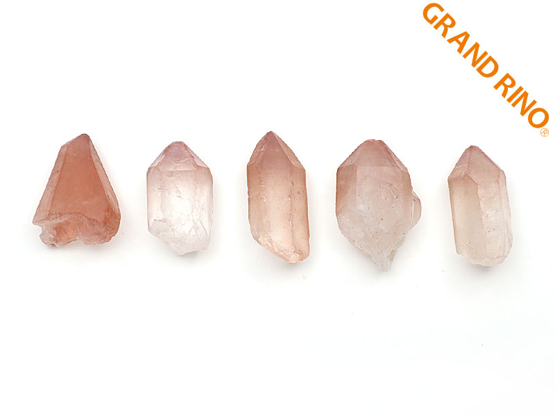 ストロベリーレムリアンシードクリスタル  2A+  ポイント (A) (5本入)   10.00 GM 2153