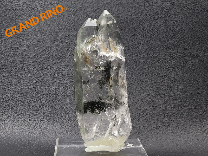 アルプスクォーツ&クローライト    ポイント   1 W81XH50XD135MM 400.00 GM(台込) 2151/#28