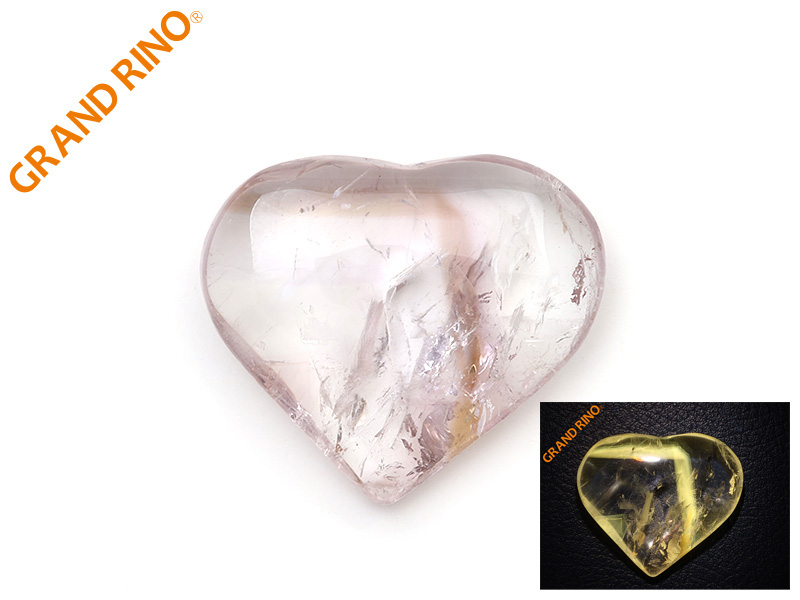 発光ゴールデンファントムアメシスト    ハート    W36XH32XD10MM 20.00 GM 2203