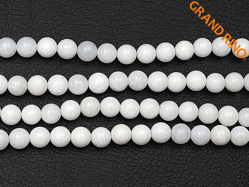 ホワイトクォーツァイト    ビーズ    8MM