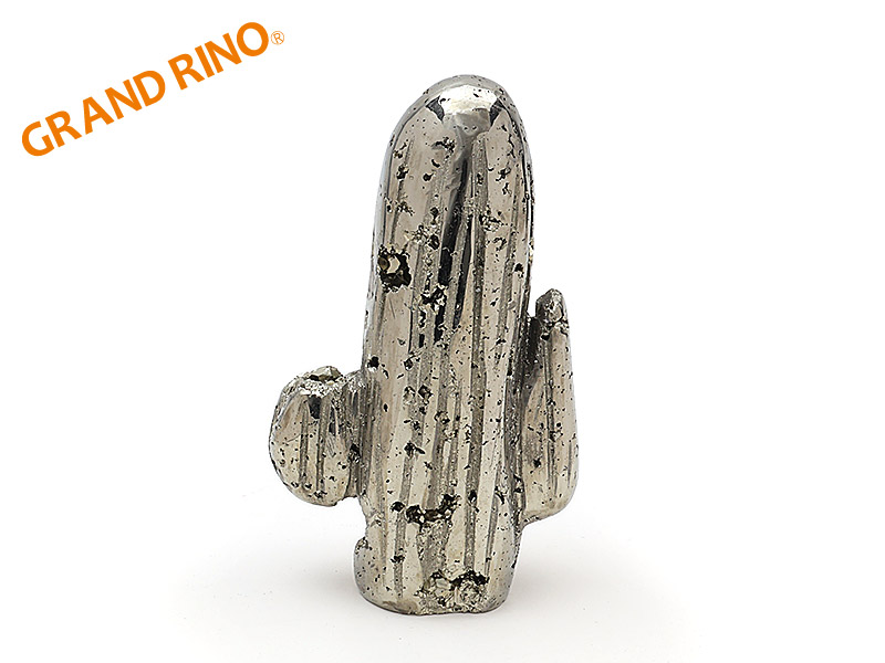 パイライト   サボテン 彫り物    W57XH97XD32MM 340.00 GM 2209/#6