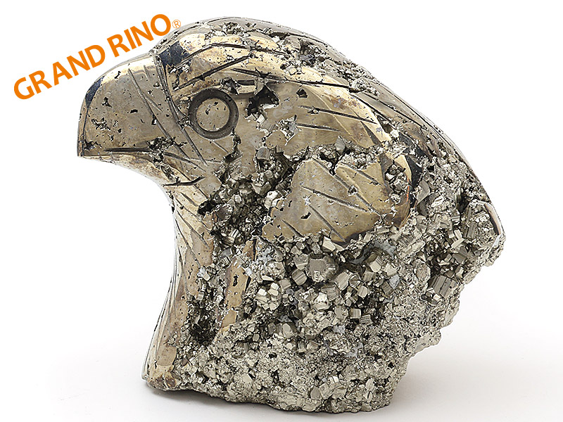 パイライト   イーグル 彫り物    W114XH98XD75MM 1.35 KG 2209/#6