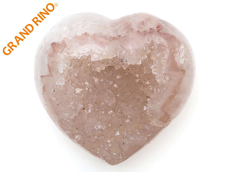 ウルグアイホワイトアメシスト  5A ハート型 クラスター    W88XH84XD46MM 400.00 GM 2209/#10