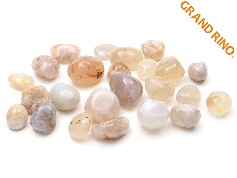 チェリーブロッサムアゲート    タンブル  (100GMパック)  W17XH16XD11MM 100.00 GM 2209/#9