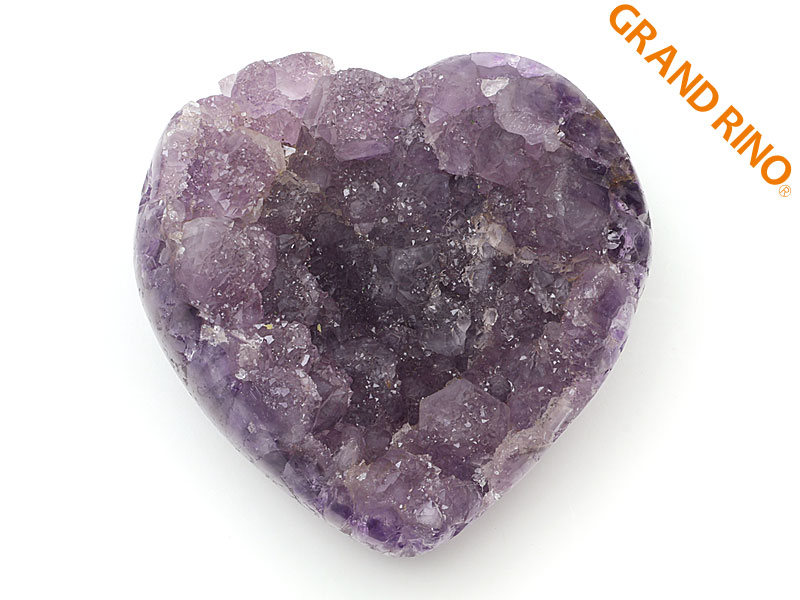 ウルグアイアメシスト  5A ハート型 クラスター    W94XH90XD41MM 400.00 GM 2209/#10