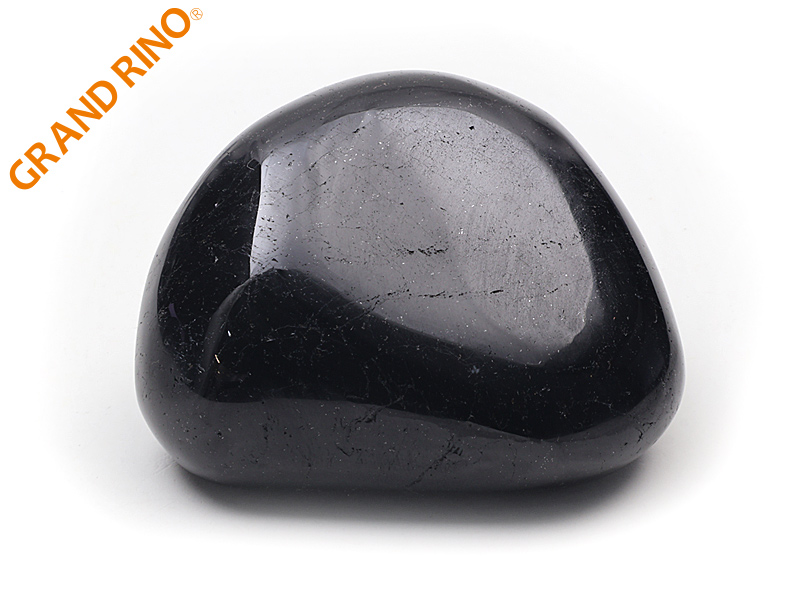 ブラックトルマリン(ショール)    タンブル    W51XH31XD43MM 100.00 GM 2207/#5