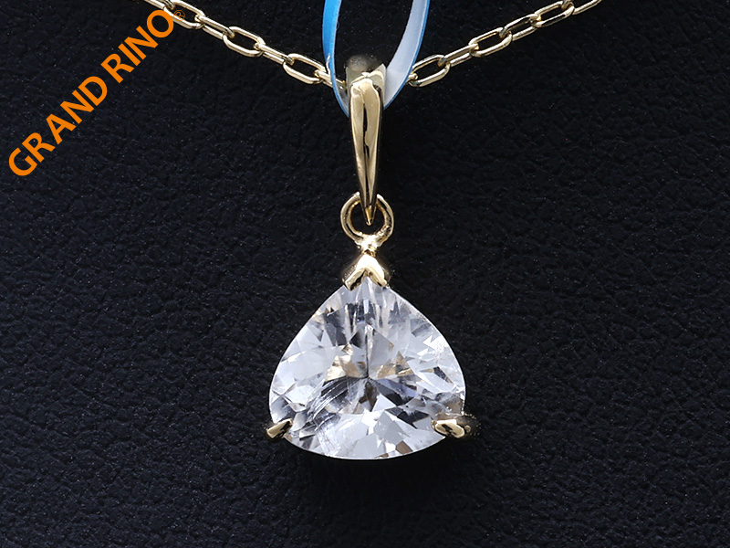 フェナカイト  GA3X マロンカット K18PT(YG)   5 石サイズ:1.13CT(総重量:1GM)   1934-2212/#R