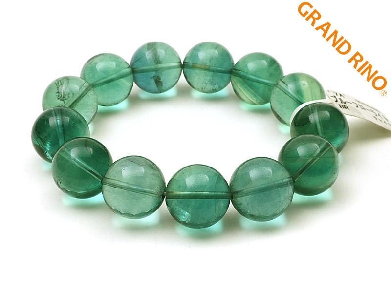 ブルーフローライト  7A  ブレス    16MMX13玉 85.00 GM 1006/*13