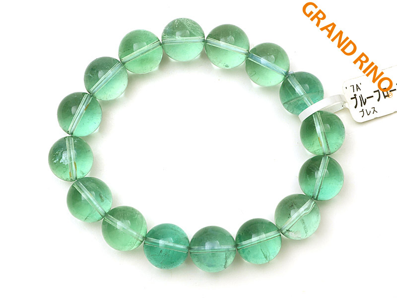 ブルーフローライト  7A  ブレス    12MMX16玉 46.00 GM 1006/*13