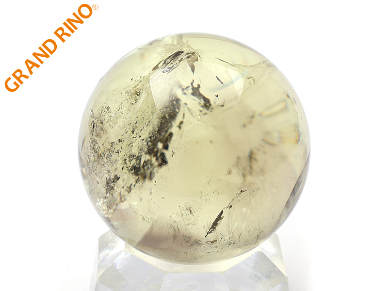 オウロヴェルデクォーツ  4A  スフィア    47MM 150.00 GM 1909/*1