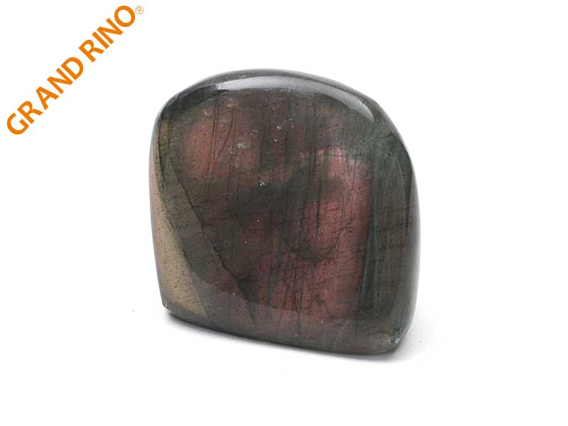 ラブラドライト (ピンク) 2A  ポリッシュ    W33XH30XD22MM 40.00 GM 2151/#1